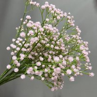 Buket bunga buatan pengaturan bunga buatan bunga baby Breath kualitas tinggi putih
