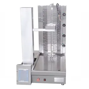 SHINEHO Máquina completamente automática shish kebab máquina cortadora de dados de carne máquina de parrilla comercial restaurante