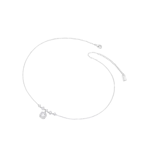 Изысканное колье с бриллиантами и кристаллами Rock Candy, 14к/18к/покрытие из платины, роскошная инкрустация, огранка «кушон», легкое, элитное, на ключицу, подарок на день рождения для женщин, лучший выбор - Product Image 3