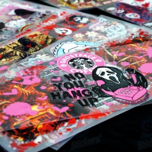 Transferencias Populares de Halloween para Tazas con Diseño de Terror, Adhesivos para Tazas de Café, Resistentes al Lavado y al Calor, para Vasos Duraderos - Product Image 2
