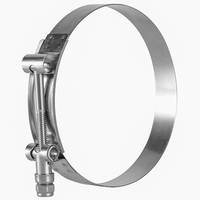 Pince de serrage à boulon en T Semisteel à bande passante robuste de 19mm
