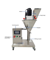 Machine de remplissage semi-automatique à vis sans fin LT-690 pour poudres (café, lait, farine, épices, assaisonnements, cosmétiques) avec écran tactile