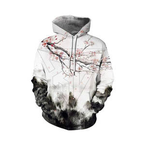 Meilleure vente Sweat à capuche d'hiver léger pour hommes impression 3D personnalisée Streetwear Premium 100% coton polaire tissu Puff Technics solide - Product Image 1