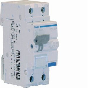 Interruttore Automatico Miniaturizzato Compatibile con Hager Rcbo 1P+N 20A Tipo AC 30mA Curva C 4500A - Product Image 1