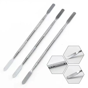 Herramienta de espátula de mezcla de acero inoxidable varilla de espátula Dental Nail Art maquillaje base sombra de ojos barra de herramientas de mezcla Color - Product Image 6