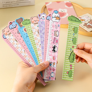 Cute Cartoon Magnetic Ruler <b>Bookmark</b> 15Cm For Students School Supplies - Product Image 3