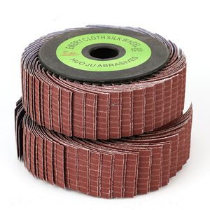 Roues abrasives en tissu multi-brins pour ponçage et polissage du bois et du métal, pour le tréfilage – Outils abrasifs durables - Product Image 1