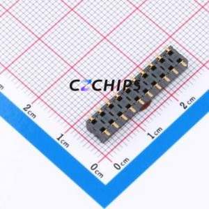 HLE-110-02-G-DV-BE-K-TR Pin Socket SMD,P=2.54mm Connector 2.54mm 2.54mm Square Hole Vertical Mount - Product Image 2