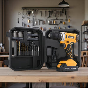 Taladro Inalámbrico Hi-Spec de 18V, Juego de 43 Piezas, Motor con Escobillas de Velocidad Variable, 50Nm de Torque, 32mm de Perforación, Kit de Herramientas para Reparaciones del Hogar - Product Image 1