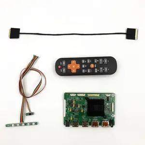 Placa de controle lcd 4k, dp HD-MI, áudio com resolução 3840x2160 @ 60hz, edp, 40 pinos, 10.1 polegadas, painel lcd TV101QUM-N00