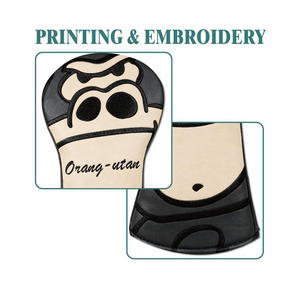 प्राइमस गोल्फ निर्माता उच्च गुणवत्ता वाली कढ़ाई गोल्फ क्लब हेडकवर कस्टम वाटरप्रूफ चुंबकीय गोल्फ पटर हेड कवर - Product Image 4