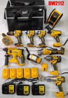 Ensemble d'outils électriques sans fil au lithium à montage rapide, ensemble d'outils électriques