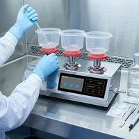 Sistema de Prueba de Límite Microbiano de 3 Estaciones TW-303D, Autoclavable, Pantalla Táctil, Drenaje Directo, Acero Inoxidable 304, Equipo de Laboratorio