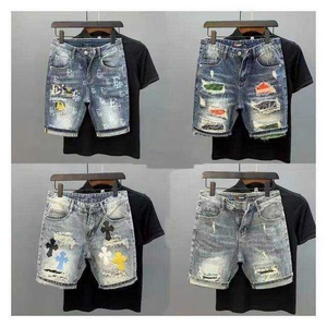<span class=keywords><strong>Bufa</strong></span> Hot Summer Jeans de haute qualité Respirant Retro Plus Size Short Jeans Baggy Blue Denim Shorts avec grande poche pour hommes - Product Image 1