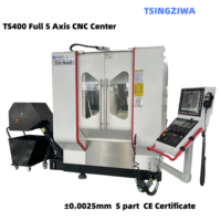 Centre d'usinage vertical CNC 5 axes haute vitesse TSINGZIWA, haute précision, certifié CE, VMC automatique, robuste, FANUC