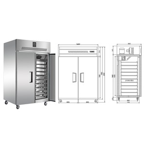 Congélateur commercial vertical à 3 portes <span class=keywords><strong>de</strong></span> grande capacité, <span class=keywords><strong>de</strong></span> qualité industrielle, pour la réfrigération du poisson et <span class=keywords><strong>de</strong></span> la viande - Product Image 4