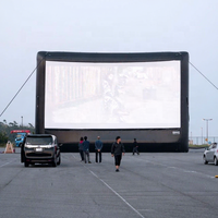 Projecteur gonflable Airblown Drive In Movie Theatre Écran de cinéma extérieur pour location