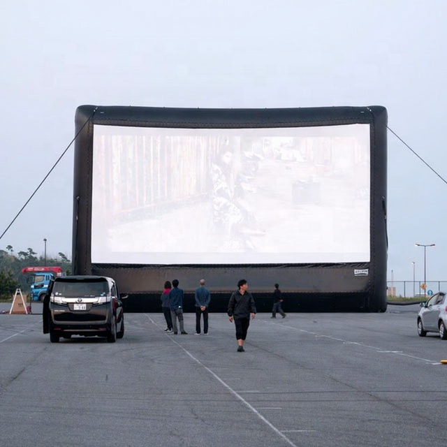 Airblown Inflatable Drive in Movie Theater Projector Outdoor Air Movie Screen for Rental