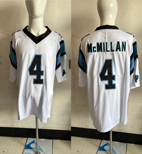 Großhandel Genähte American Football Trikots Neue Saison # 10 Legette # 4 McMillan # 9 Young Carolina Panthers Stickerei-Trikots - Product Image 6