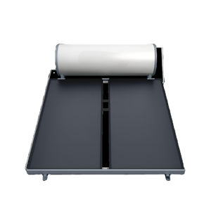 Calentador de agua <span class=keywords><strong>Solar</strong></span> integrado aprobado por ISO9001, Colector de placa plana presurizado, tanque recubierto de esmalte de cobre, producto <span class=keywords><strong>Solar</strong></span> Keymark - Product Image 1