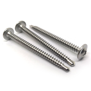 Tornillos de chapa de acero inoxidable Phillips Drive #10X1-3/8 "Tornillos autoperforantes de cabeza de armazón - Product Image 3