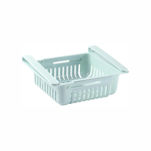 Cesta de Almacenamiento Rectangular Retráctil de Plástico PP para Cocina Moderna, Ecológica y a Prueba de Polvo para Alimentos en el Refrigerador - Product Image 1