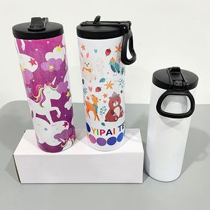 20Oz Full Printable Sublimation Water <b>Bottle</b> Leak Proof Screw on Lid Straight Wholesale Flip Top Tumbler - Product Image 1