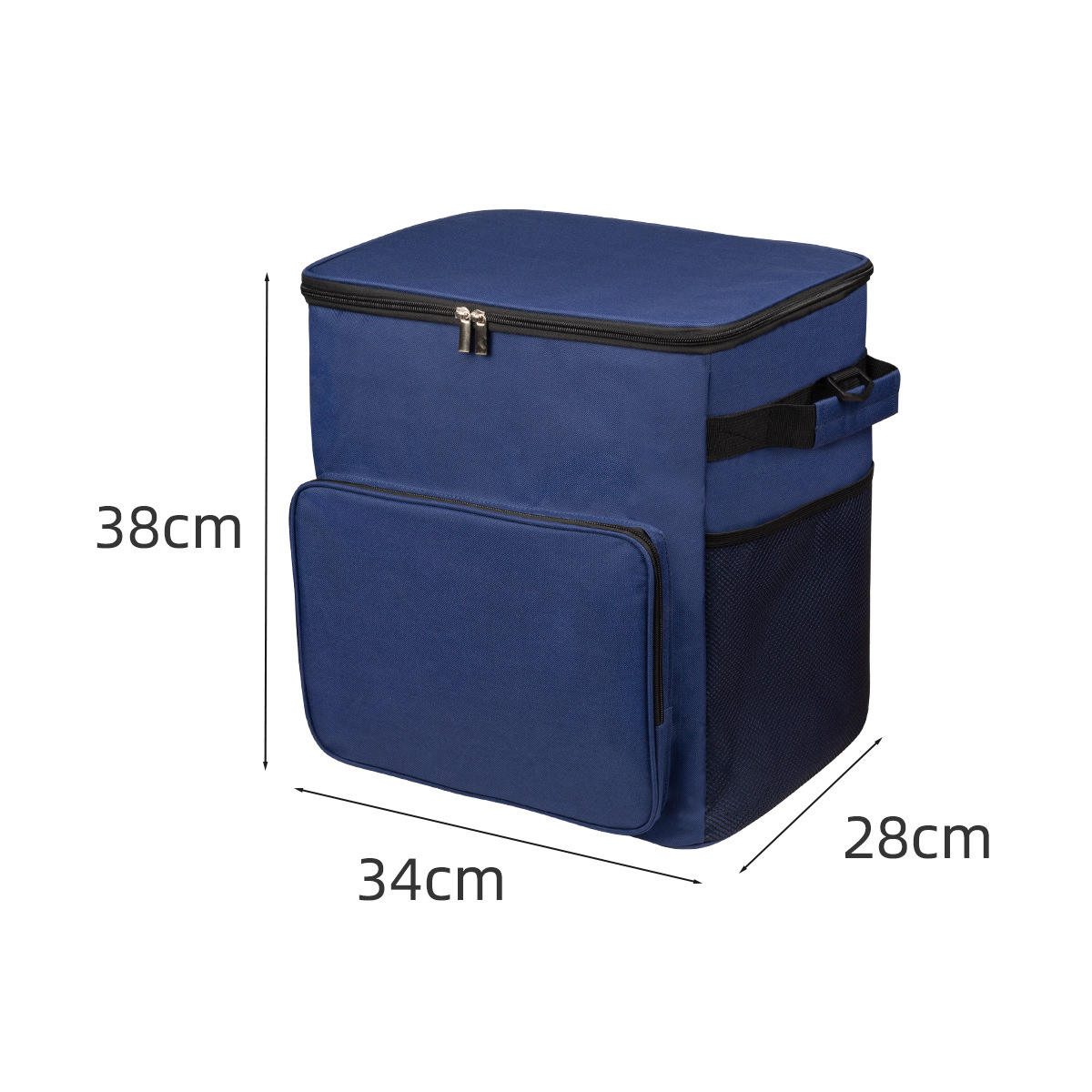 Trolley-free cooler bag navy blue