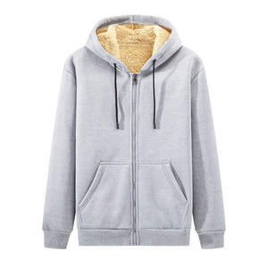 Nuova <span class=keywords><strong>Felpa</strong></span> da <span class=keywords><strong>Uomo</strong></span> <span class=keywords><strong>alla</strong></span> <span class=keywords><strong>Moda</strong></span> Autunno Inverno con Cappuccio e Cerniera a Maniche Lunghe in Pile Spesso Tinta Unita Casual Caldo Lavorato a Maglia - Product Image 6
