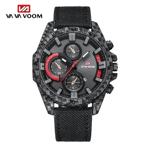 OEM ODM Custom <b>Watches</b> logo <b>Watches</b> Montre Homme Quartz Luxe Carbon Fiber Men's <b>Waterproof</b> Unique <b>Watch</b> for Men - Product Image 6