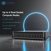 Serveur rack 2U d'occasion, 4 nœuds de calcul, HPC, Big Data, virtualisation, configuration personnalisée, Dell PowerEdge C6420