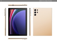 Tablette PC originale 10,1 pouces MTK Octa Core avec clavier et stylet, double carte SIM, Wi-Fi 5G, Android 15, 16 Go + 512 Go, pour usage professionnel