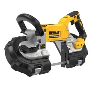 เลื่อยลูกสูบไร้สาย DeWalt 18V Brushless รุ่น 18V XR พร้อมตัวป้องกันใบเลื่อยและฐานปรับได้สำหรับตัดโลหะและไม้ - Product Image 1