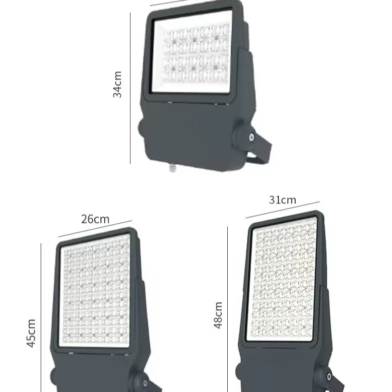 The best wall mounted waterproof 100w 200w 300w led exterior flood light fixtures