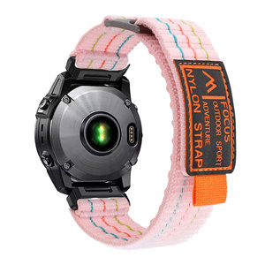 Correas de reloj de nailon de ajuste rápido de 22mm y 26mm para Garmin Fenix 8 51mm 47mm Fenix 7 7X <span class=keywords><strong>Pro</strong></span>/Fenix 6 6X <span class=keywords><strong>Pro</strong></span> 5 <span class=keywords><strong>5X</strong></span> Plus/Fenix E Correa trenzada - Product Image 6