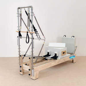 TMAX Equipo de Gimnasio Cardiovascular y Fitness, Equipo de Yoga, Half Tower Trapeze, Half Trapeze Reformer, Core Bed Tower - Product Image 4