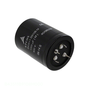 ตัวแทนจำหน่ายอย่างเป็นทางการ B43511B9108M000 ตัวเก็บประจุแบบ Through Hole 1000 uF CAP ALUM 1000UF 20% 400V SNAP TH - Product Image 1