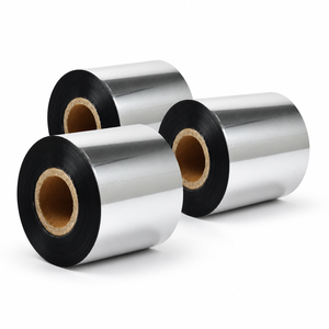 <span class=keywords><strong>Ruban</strong></span> thermique durable en résine cirée pour impression industrielle 110 mm * 300 m, <span class=keywords><strong>film</strong></span> de transfert thermique pour imprimantes HP Canon à matrice de points - Product Image 1