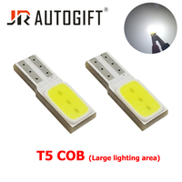 Tablero de instrumentos de luz de cuña para tablero de coche, bombilla led COB T5 de 12v, 74, 17, 18, 37, 70, 2721