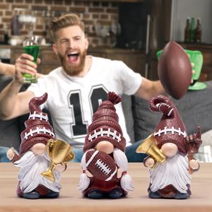 Produits sportifs en résine Witt Gnome de football Ornements en résine de football Basketball personnalisable Décoration de meubles - Product Image 3