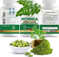 Daun Moringa massal manfaat kesehatan kapsul bubuk ekstrak daun Moringa kapsul daun Moringa