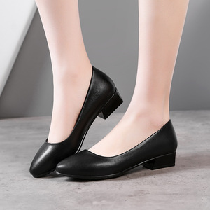 Zapatos <span class=keywords><strong>de</strong></span> Cuero Personalizados <span class=keywords><strong>de</strong></span> Fábrica para Mujer, Tacones Altos <span class=keywords><strong>de</strong></span> la Mejor Calidad para el Trabajo, Zapatos <span class=keywords><strong>de</strong></span> <span class=keywords><strong>Azafata</strong></span> <span class=keywords><strong>de</strong></span> Talla Grande - Product Image 2