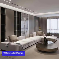 Projet Fiji : Villa de luxe, rendu 3D, service de design d'intérieur moderne, solution de décoration intérieure tout-en-un