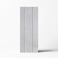 Panneau de bardage extérieur en fibrociment à grain de bois naturel, revêtement mural moderne pour façade, ignifuge et imperméable pour hôpitaux