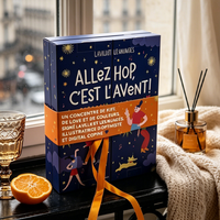 Boîte de calendrier de l'avent pliable haut de gamme écologique de style français |   Compte à rebours du ciel étoilé de 24 jours |   Emballage avec ruban à nouer, couleur pleine