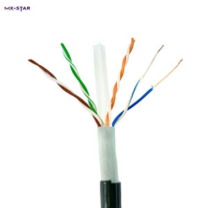 Cable exterior Cat6e de alta velocidad Cat6 cobre puro <span class=keywords><strong>Utp</strong></span> 23awg Cat6 <span class=keywords><strong>certificador</strong></span> de cable Ethernet - Product Image 3