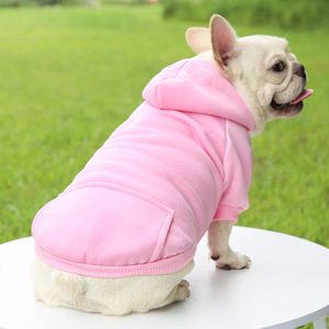 Sonbahar kış Pet Hoodies iki bacaklı giysi spor tarzı cep köpek Hoodie evcil köpek kıyafeti kedi giyim Pet malzemeleri - Product Image 5