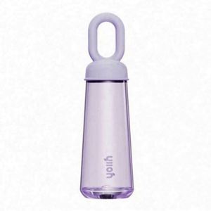 Petal-Shaped 500ml Reusable Water <b>Bottle</b> with Anti-Corrosion Coating and Straw Cap - Product Image 4