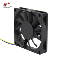 70mm işlemci soğutma fanı 70x70x15mm 2pin enerji tasarrufu dilsiz 12V DC havalandırma egzoz fanı 7015