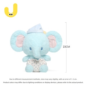 Divertido Peluche de Elefante Dormilón, Almohada para Acurrucarse, Compañero para la Hora de Dormir, Regalo de Cumpleaños Unisex, Poliéster, Algodón PP, 31cm-50cm - Product Image 4